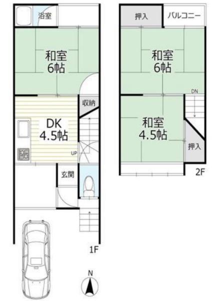 京都市山科区四ノ宮行者谷の中古一戸建