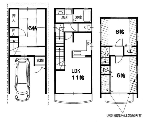 京都市伏見区深草越後屋敷町の中古一戸建