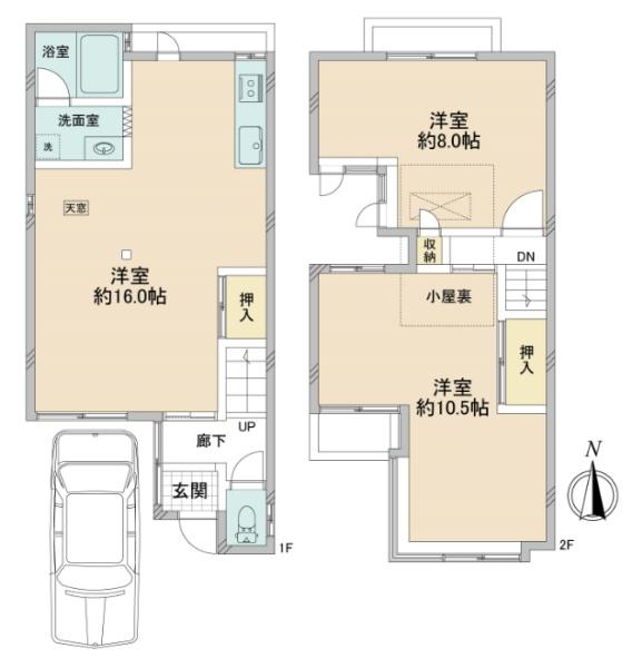 京都市山科区東野中井ノ上町の中古一戸建
