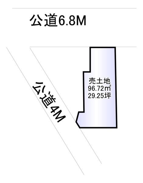 京都市右京区太秦桂ケ原町の土地