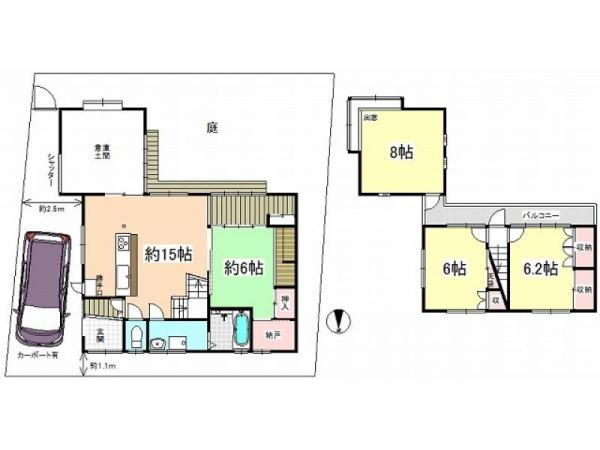京都市右京区常盤神田町の中古一戸建て