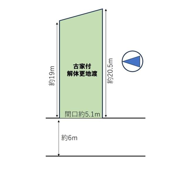 京都市北区西賀茂鹿ノ下町の土地