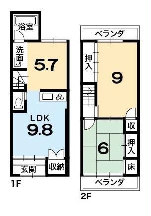 京都市北区紫竹大門町の中古一戸建て