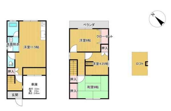 京都市北区大宮西野山町の中古一戸建て