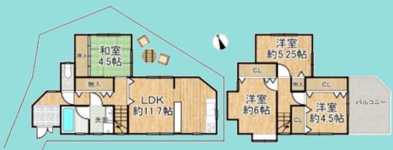 京都市伏見区深草宝塔寺山町の中古一戸建て
