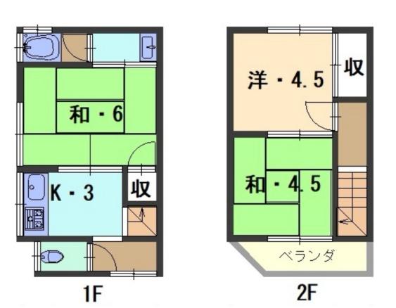 京都市山科区上花山講田町の中古一戸建