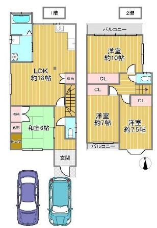 京都市伏見区深草大亀谷万帖敷町の中古一戸建