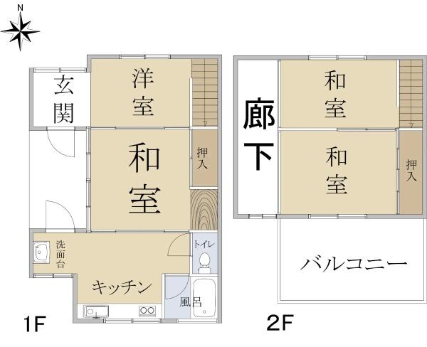 京都市下京区諏訪開町の中古テラスハウス