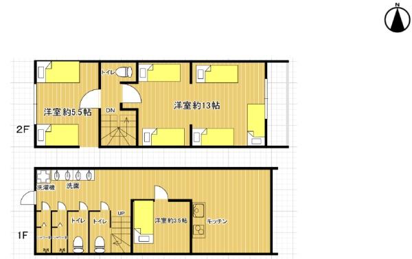 京都市伏見区深草北新町の中古テラスハウス