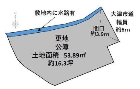 大津市秋葉台の売土地
