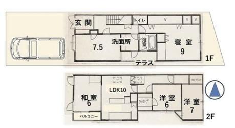 京都市北区西賀茂鹿ノ下町の中古一戸建て