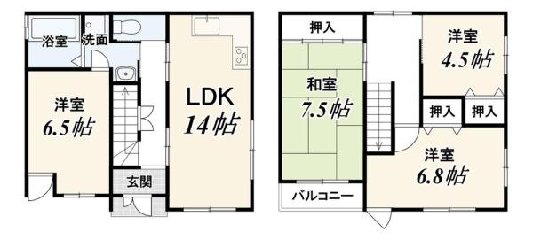 京都市伏見区久我御旅町の中古一戸建て