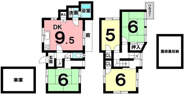 京都市右京区嵯峨広沢池下町の中古一戸建