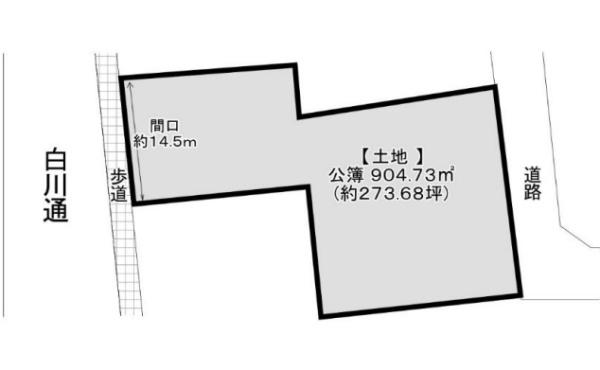 京都市左京区一乗寺向畑町の土地
