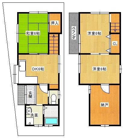 京都市右京区太秦安井西裏町の中古一戸建て