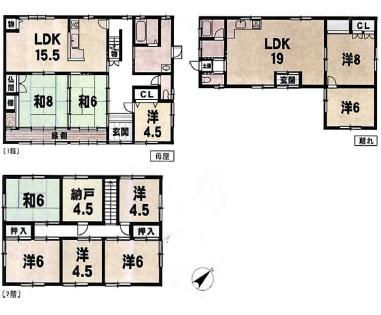 大津市枝４丁目の中古一戸建て