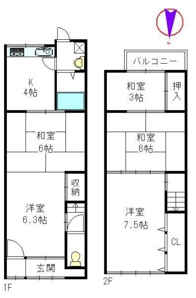 京都市右京区太秦安井柳通町の中古一戸建