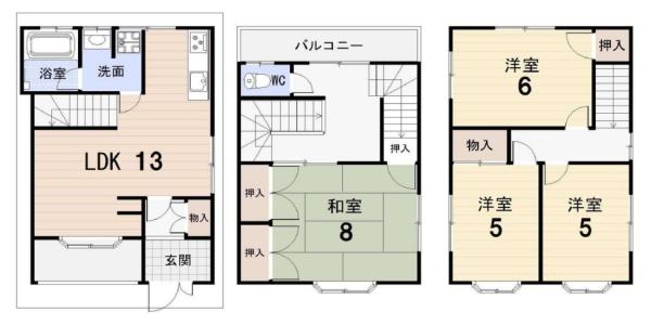 京都市右京区嵯峨折戸町の中古一戸建