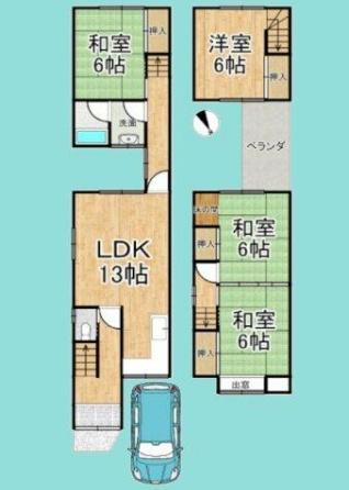 大津市横木２丁目の中古一戸建て