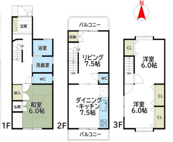 京都市山科区東野八代の中古一戸建て