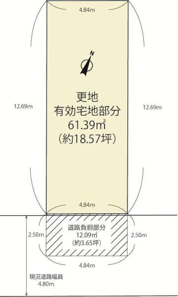 京都市山科区竹鼻扇町の土地