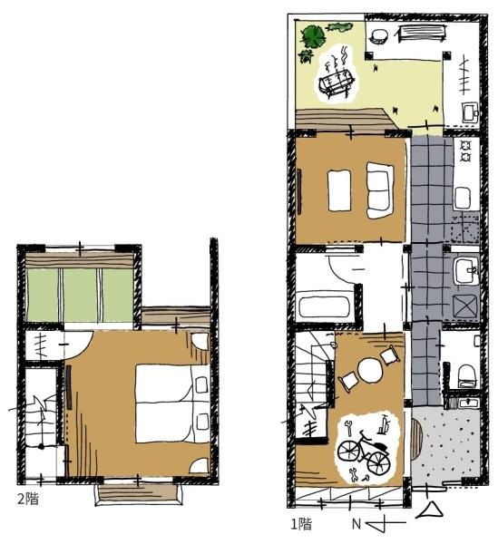 京都市北区紫竹西南町の中古一戸建て