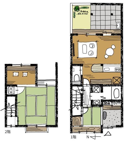 京都市北区紫竹西南町の中古一戸建て