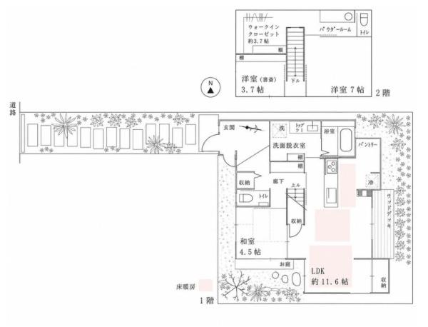 京都市左京区松ケ崎東町の中古一戸建