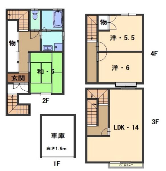 京都市山科区勧修寺西栗栖野町の中古一戸建