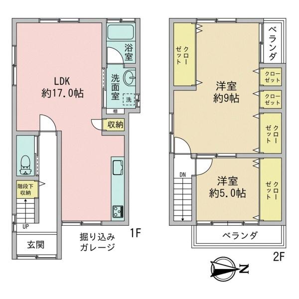 京都市西京区桂久方町の中古一戸建