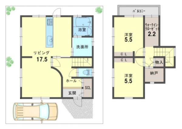 京都市西京区松室山添町の中古一戸建
