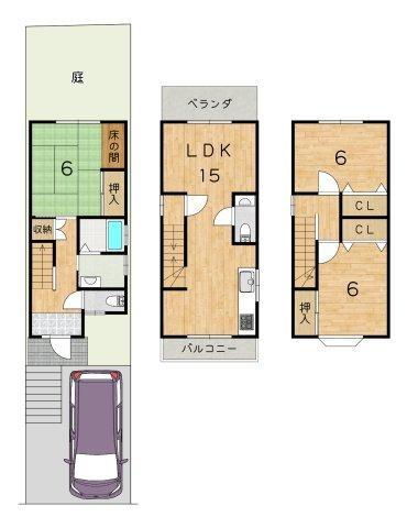 京都市山科区上花山坂尻の中古一戸建