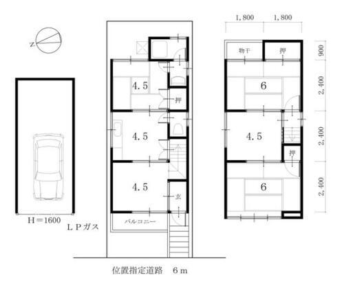 京都市伏見区羽束師鴨川町の中古一戸建て