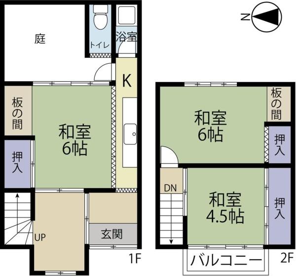 京都市左京区北白川東蔦町の中古一戸建て