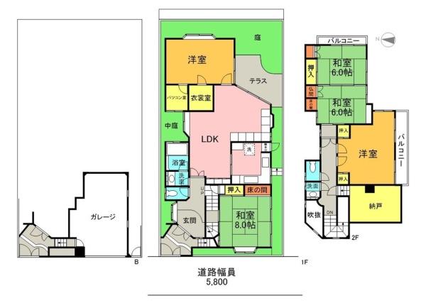 京都市北区衣笠開キ町の中古一戸建て