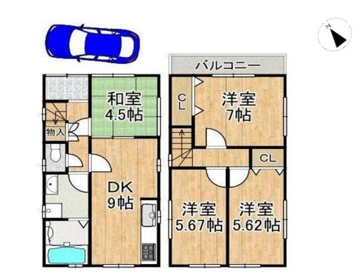 京都市伏見区久我東町の中古一戸建て