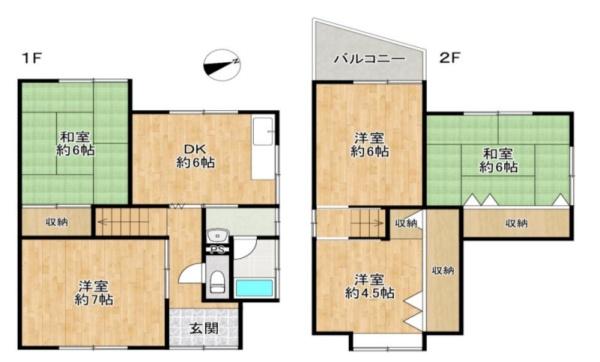 京都市伏見区深草大亀谷西久宝寺町の中古一戸建て