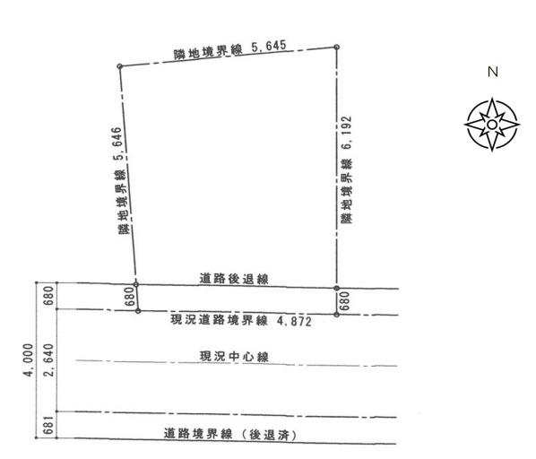 京都市北区紫野南舟岡町の売土地