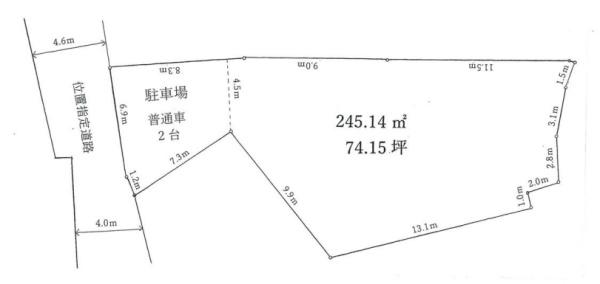 大津市秋葉台の土地