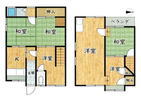 京都市上京区仲之町の中古テラスハウス
