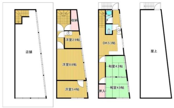 京都市山科区四ノ宮岩久保町の中古一戸建て
