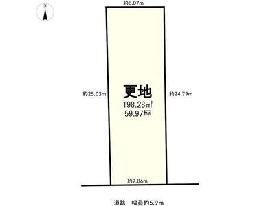京都市北区小山下初音町の土地