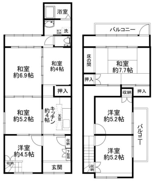 京都市下京区黒門通木津屋橋下る上糀屋町の中古一戸建