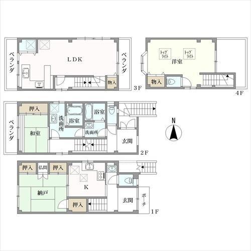 京都市東山区今熊野池田町の中古一戸建て
