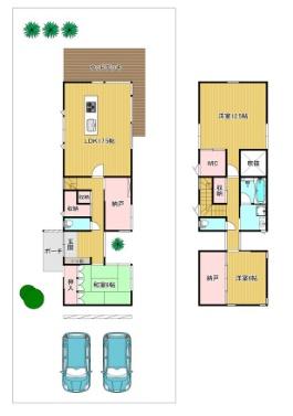 京都市右京区嵯峨観空寺久保殿町の中古一戸建て