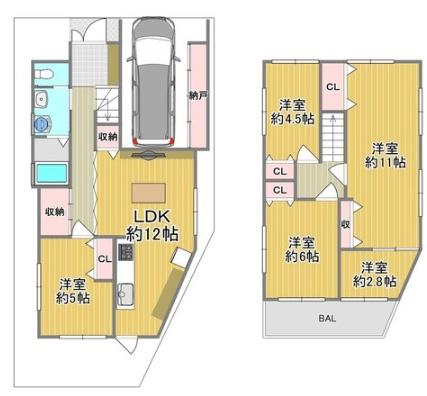 京都市西京区川島権田町の中古一戸建て