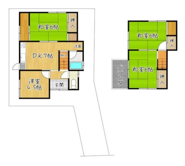 京都市山科区大塚中溝の中古一戸建