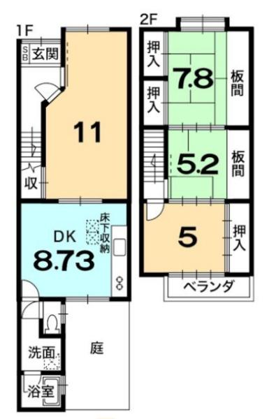 京都市南区八条内田町の中古一戸建て