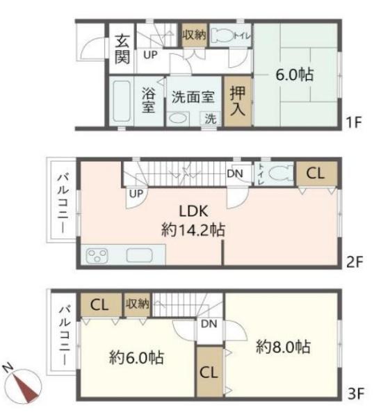 京都市右京区梅津罧原町の中古一戸建て