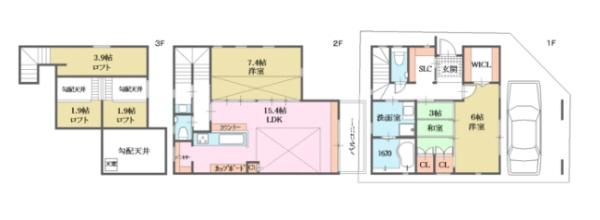 京都市下京区梅小路西中町の中古一戸建て